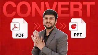 How to Convert your PDF file to PowerPoint | PDF to PPT