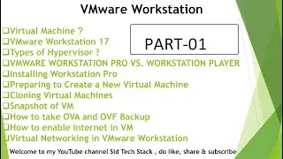 VMware Tutorial zero to hero VMware Workstation 17 in Hindi lattest 2023 part - 01