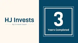 HJ Invests completes 3 Years Today! | 3 Years and Many More to Go