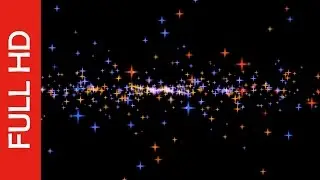 Animated Moving Stars Background Video Effect-Free Download