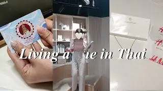 Living alone in Thai VLOG | Engineer Card NEW CAR | Hospital week | become a CAT lover | Secret EXAM