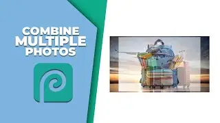 How to combine multiple photos into one in photopea