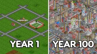 I spent 100 Years building one City in Open Transport Tycoon