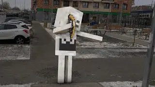 Minecraft skeleton and slimes shorts