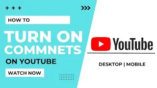 How to turn on comments on youtube | how to turn on comments on youtube pc and mobile