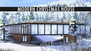 The Sims 4 Speed build - MODERN CHRISTMAS HOUSE