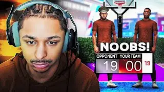 I FAKED BEING A NOOB UNTIL THEY SCORED 19 POINTS NBA 2K23 TROLLING