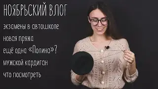 НОЯБРЬСКИЙ VLOG | готовые работы, совместник по #мх_полина, автошкола