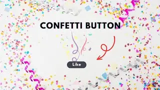 Confetti Animation | How To Make Animated Click Effect Using HTML CSS & JS | Confetti Animation web