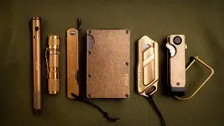 My FULL BRASS Everyday Carry | New Brass EDC Items from Ridge