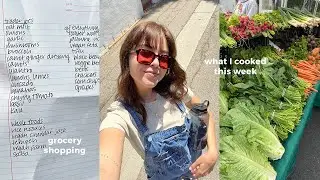 what I've been cooking + how I grocery shop for the week