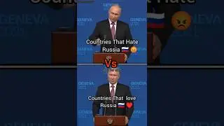 countries That Hate Russia Vs countries That love Russia 