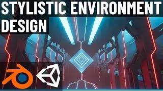 Stylistic Environment Design (Blender 2.8 and Unity)