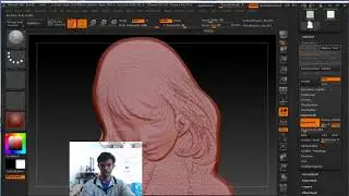 Make a base Relief/ Statue in a 60  sec with Zbrush