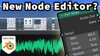 Blender 4.0 has a NEW sound node editor???