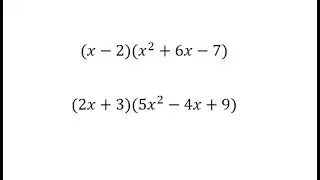 Multiplying Binomials and Trinomials