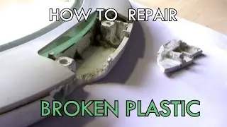 HOW TO repair broken plastic EASY and FAST (PLASTIC WELDING)