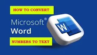 Convert Number to Text in MS Word | Number to Text | Word Tips and Tricks | Tips and Tricks