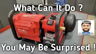 Milwaukee 2840-20 M18 Fuel 2 Gallon Compact Quiet Air Compressor Test & Review. Mobile Mechanic Must