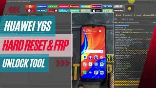 huawei y6s hard reset & frp bypass unlock tool✔️