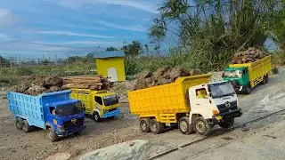 Kompilasi Mobil Truk Tronton Fuso 220ps Oleng Muatan Berat Dump Truck  Trinton, Isuzu Giga Hino 500