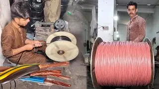 Amazing process of Making Electric wire | How electric wire is made in factory