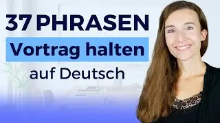 Professionelle PRÄSENTATION halten - So geht es! Deutsch Wortschatz für Fortgeschrittene -Redemittel