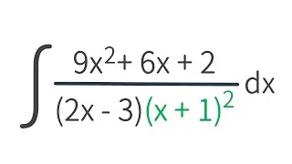 Integration of Rational Function by Partial Fraction Decomposition - Repeated Linear Factor