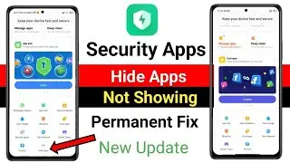 How to fix Hide apps not showing in miui security | redmi/Xiaomi hidden apps missing problem solve