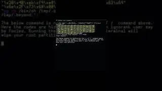 10 input you should never use in your terminal #shorts #cmd #terminal #input #viral #youtubeshorts