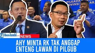 AHY Minta Ridwan Kamil Tak Merasa di Atas Angin Menangi Pilkada