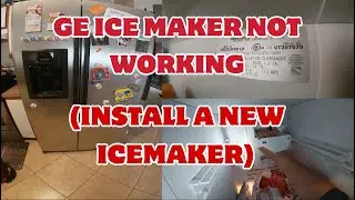 How to Fix GE Side by Side Refrigerator Ice Maker Not Working | Not Making Ice | Model GSL25JFXNLB