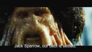 Pirates Of The Caribbean: Dead Man's Chest - "Jack Sparrow our debt is settled" [FULL HD]