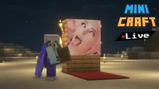 Belle Delphine in Minecraft gebaut! 😂| Minecraft Mini-Craft Deutsch | 🔴 LIVE