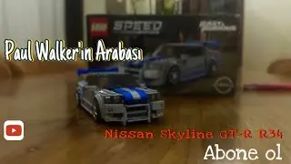 Lego Nissan Skyline GT-R 34 Yaptık! | FAST AND FURIOUS LEGO