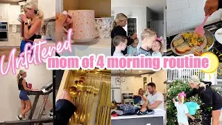 *NEW* UNFILTERED MORNING ROUTINE AS A MOM OF 4 // TIFFANI BEASTON HOMEMAKING 2024