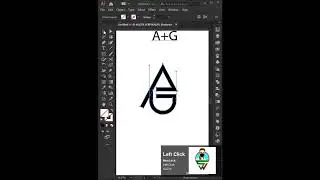 Create AG logo easily in adobe illustrator #shorts #logodesign