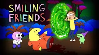 Morty Meets the Smiling Friends