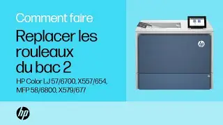 Replacer les rouleaux du bac 2 | HP Color LaserJet 57/6700, X557/654, MFP 58/6800, X579/677