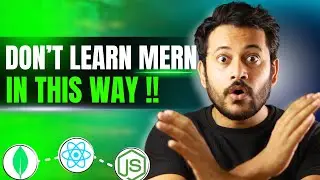 DONT DO THIS While Learning MERN Development |  How Not To Learn Web Development | Genie Ashwani