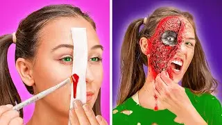 SPOOKY BEAUTY HACKS 👻🎃 Halloween Makeup & DIY Costume Ideas by 123 GO! GLOBAL