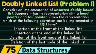 Doubly Linked List (Solved Problem 1)