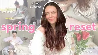 🌷THE ULTIMATE SPRING RESET🌷 | spring cleaning, manicure, country walks, mini makeover + more!