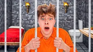 LOCKED IN MINECRAFT PRISON FOR 24 HOURS!!