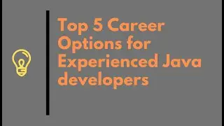 Top 5 Career Path for Experienced Java Programmers and Developers