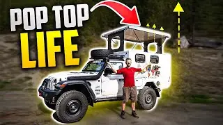 DIY Pop Top roof design and build - Dream Overland Jeep Camper Build Pt. 12