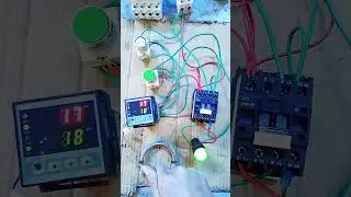 Temperature Controller connection with Contactor 