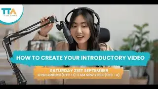 How To Create Your Introductory Video | The TEFL Academy