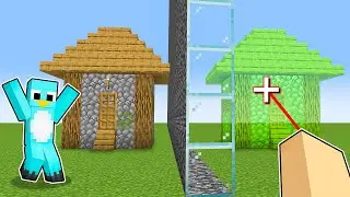 I Cheated with ONE WAY GLASS in Minecraft