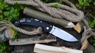 Cold Steel Voyager Drop тест ножа / test